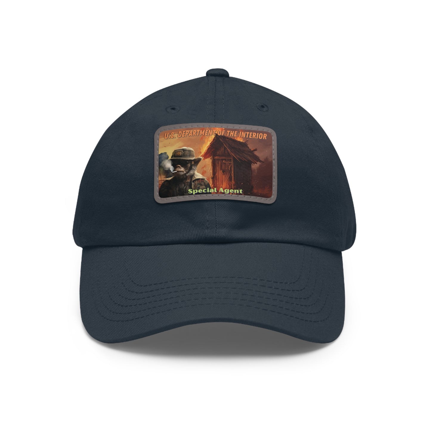 Dad Hat with Leather Patch (Rectangle) Department of the Interior Special Agent