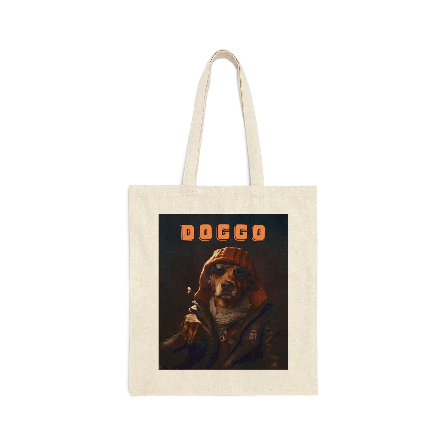 Cotton Canvas Tote Bag the Pot Heads and Doggo