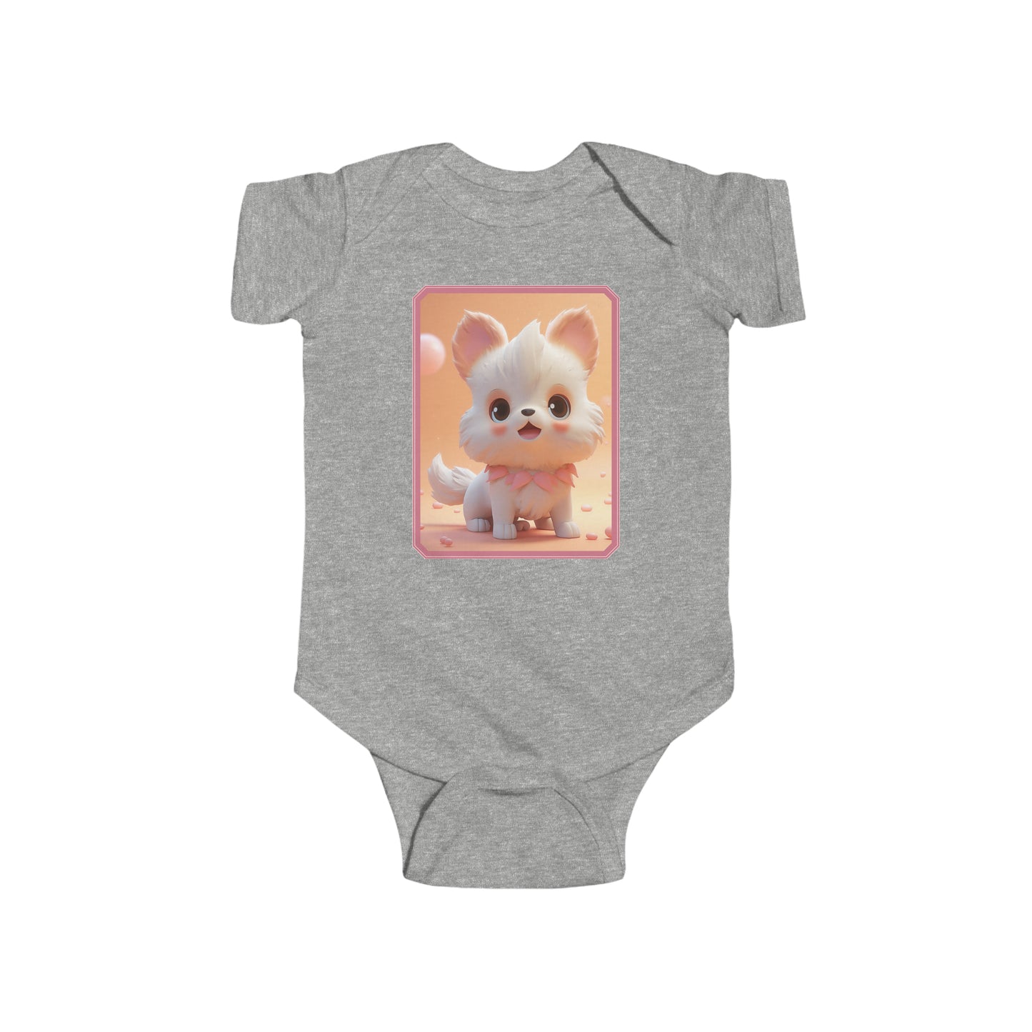 Infant Fine Jersey Bodysuit Dog 2