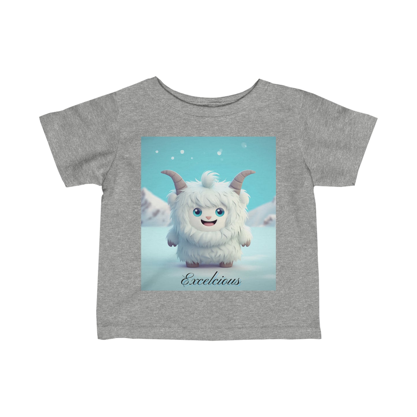 Infant Fine Jersey Tee Yeti Kin Excelcious