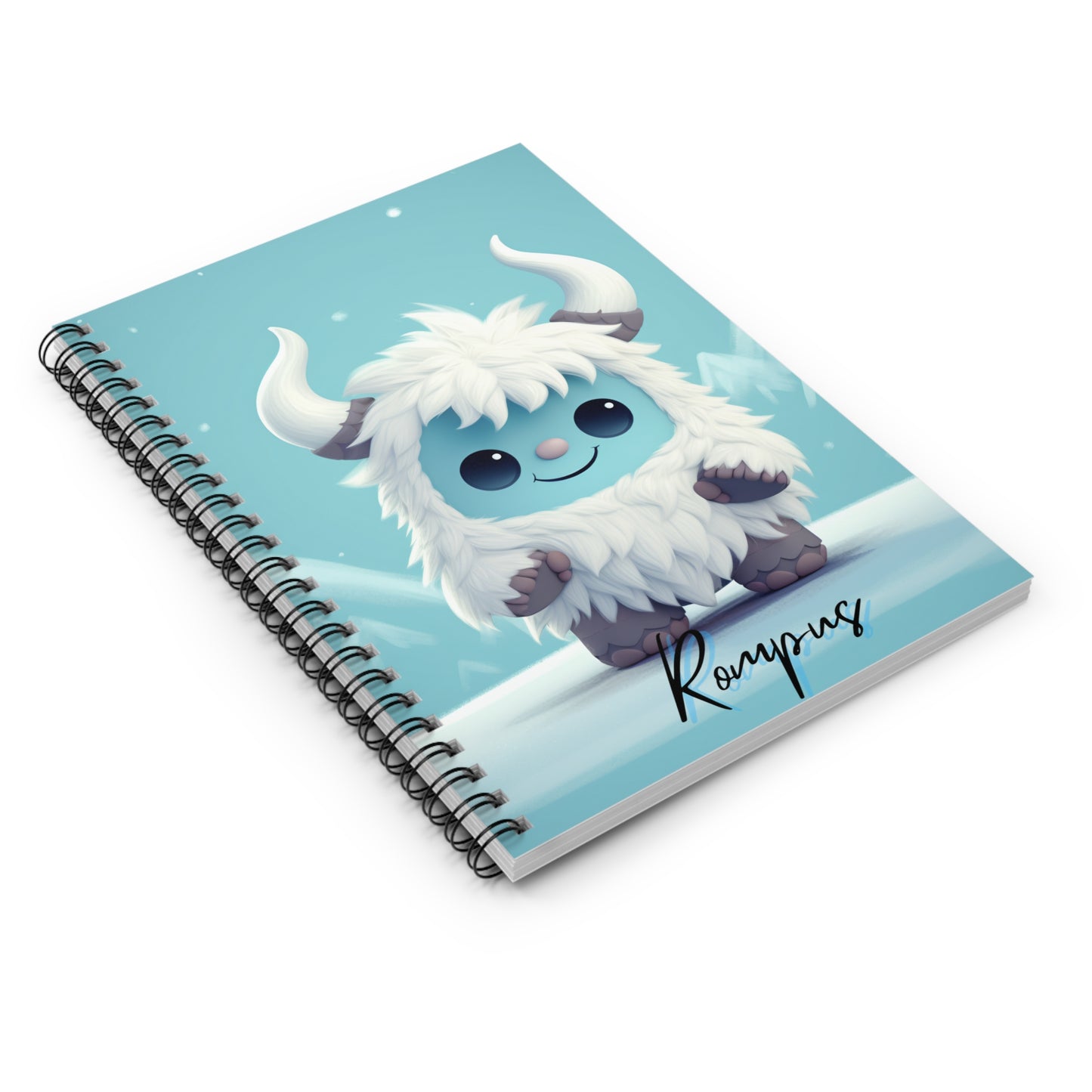 Spiral Notebook - Ruled Line Yeti Kin... Rompus