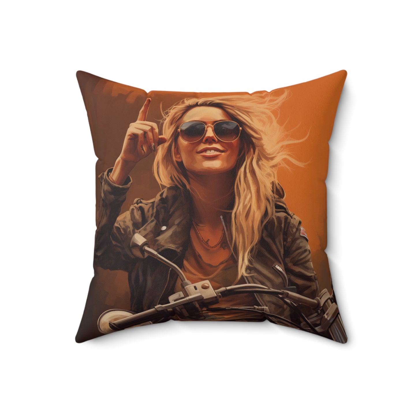 Spun Polyester Square Pillow When I...