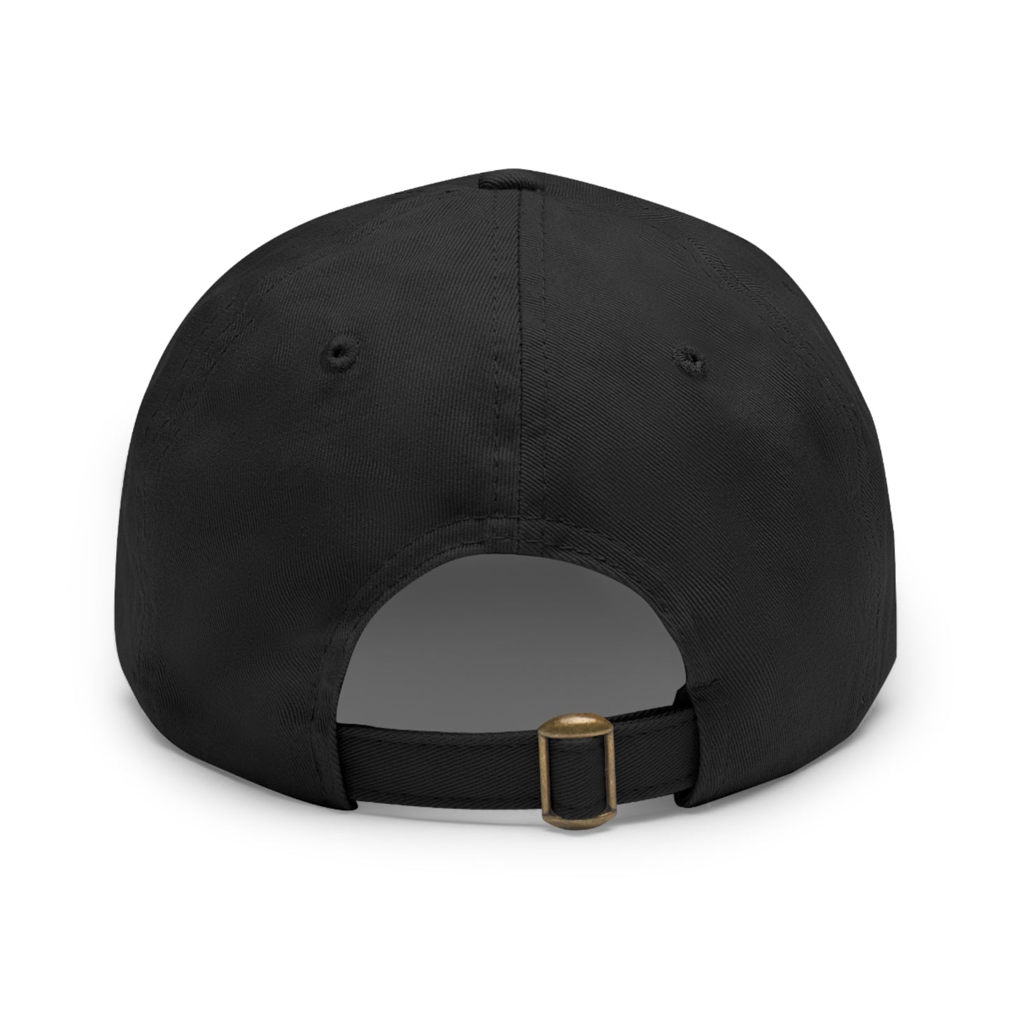 Dad Hat with Leather Patch (Round) Cleetus