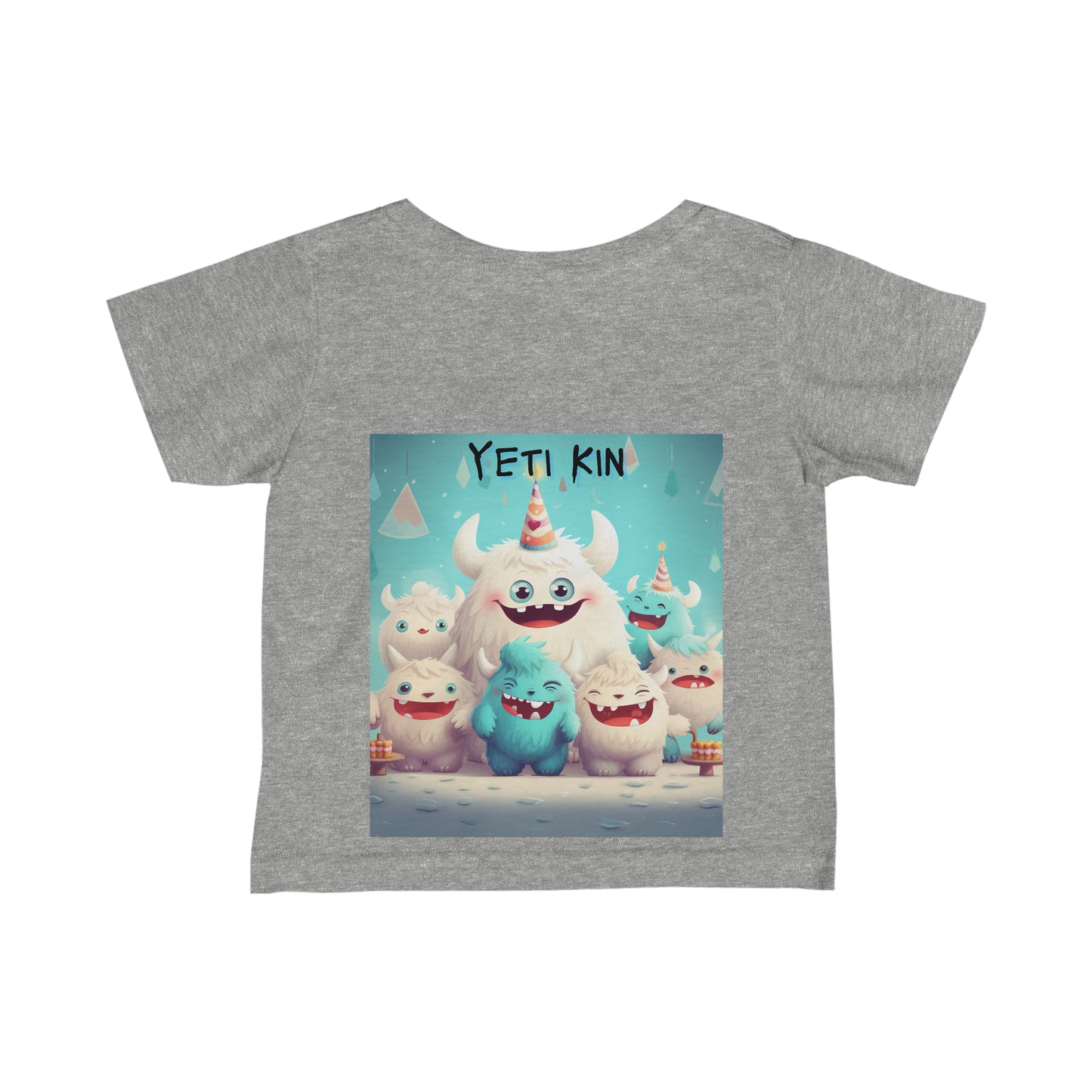 Infant Fine Jersey Tee Yeti Kin Rompus