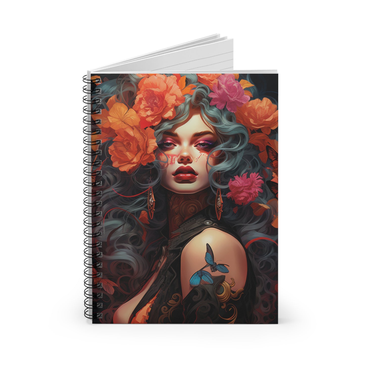 Spiral Notebook - Ruled Line Savage Beauty