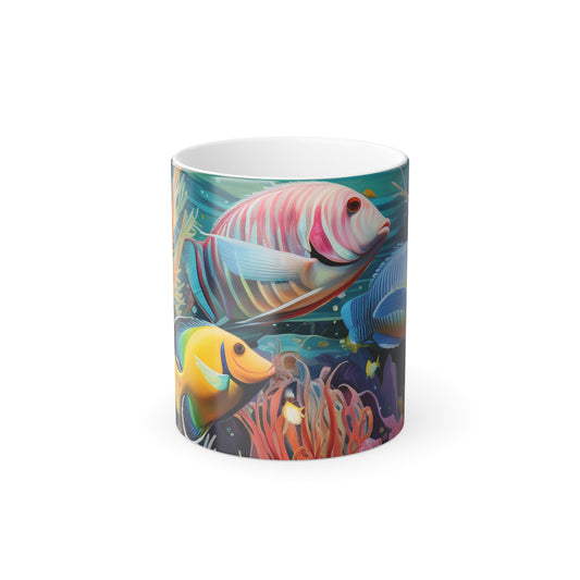 Color Morphing Mug, 11oz Coral Reefer