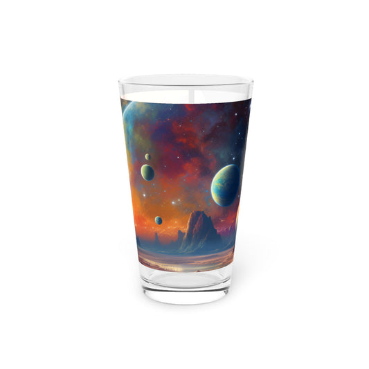 Pint Glass, 16oz Space Out