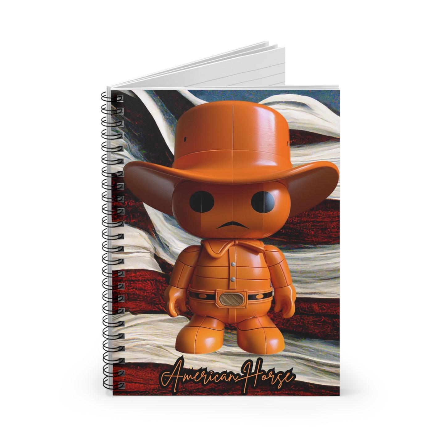 American Horse Spiral Notebook - Ruled Line