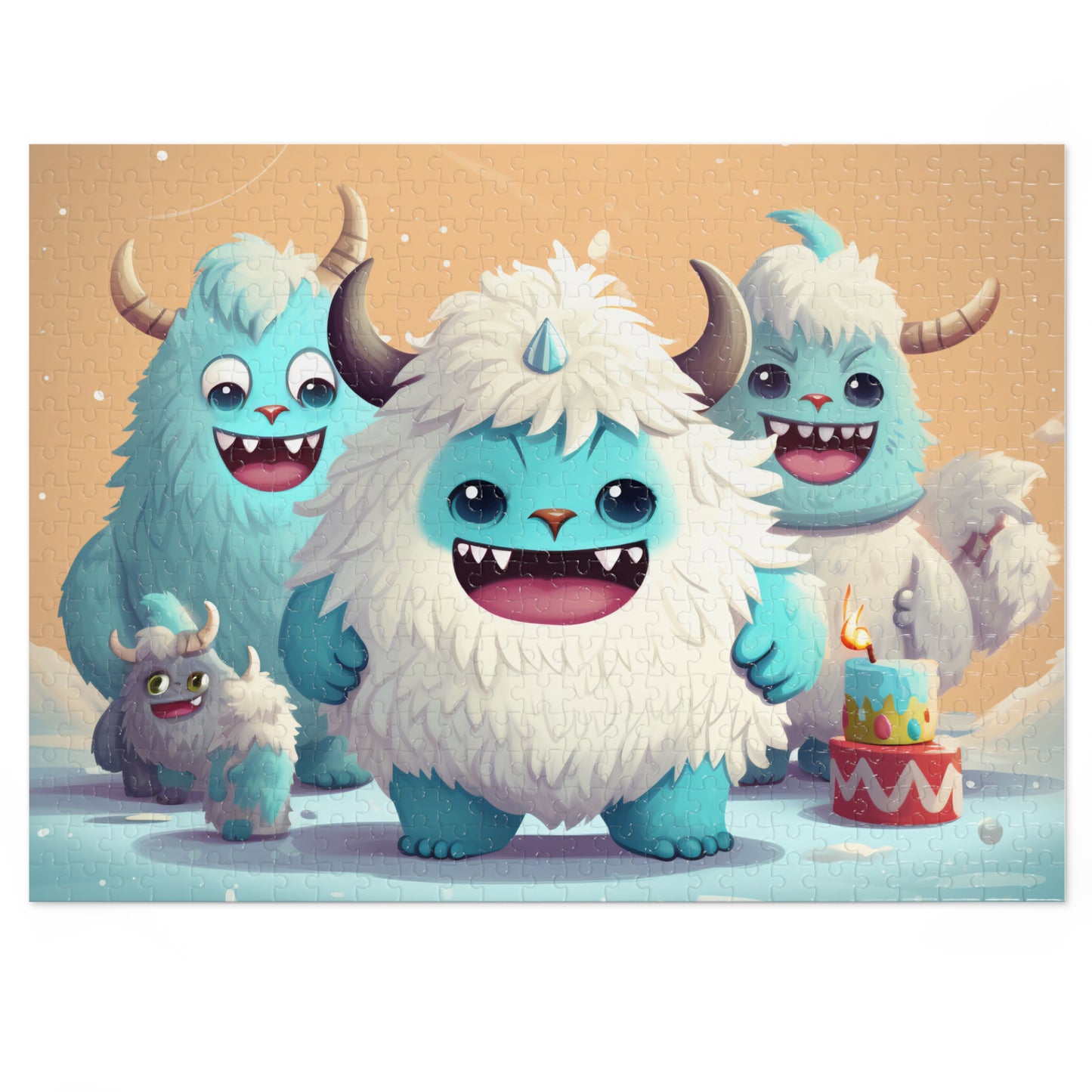 Jigsaw Puzzle (30, 110, 252, 500,1000-Piece) Yeti Kin Party 5