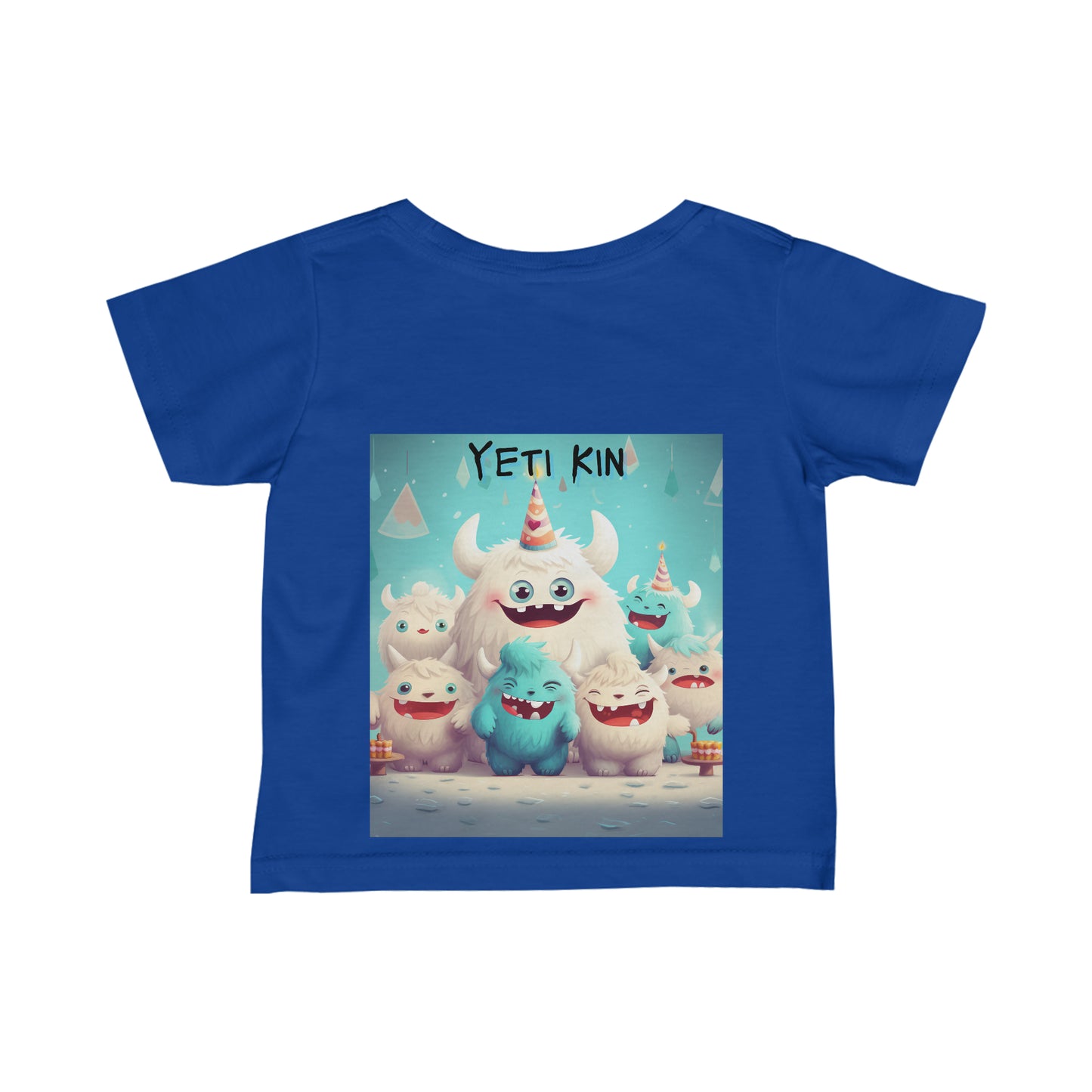 Infant Fine Jersey Tee Yeti Kin Rompus