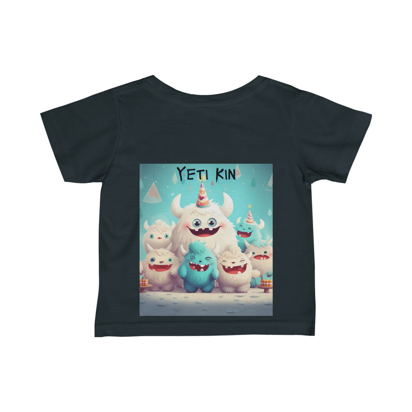 Infant Fine Jersey Tee Yeti Kin Rompus