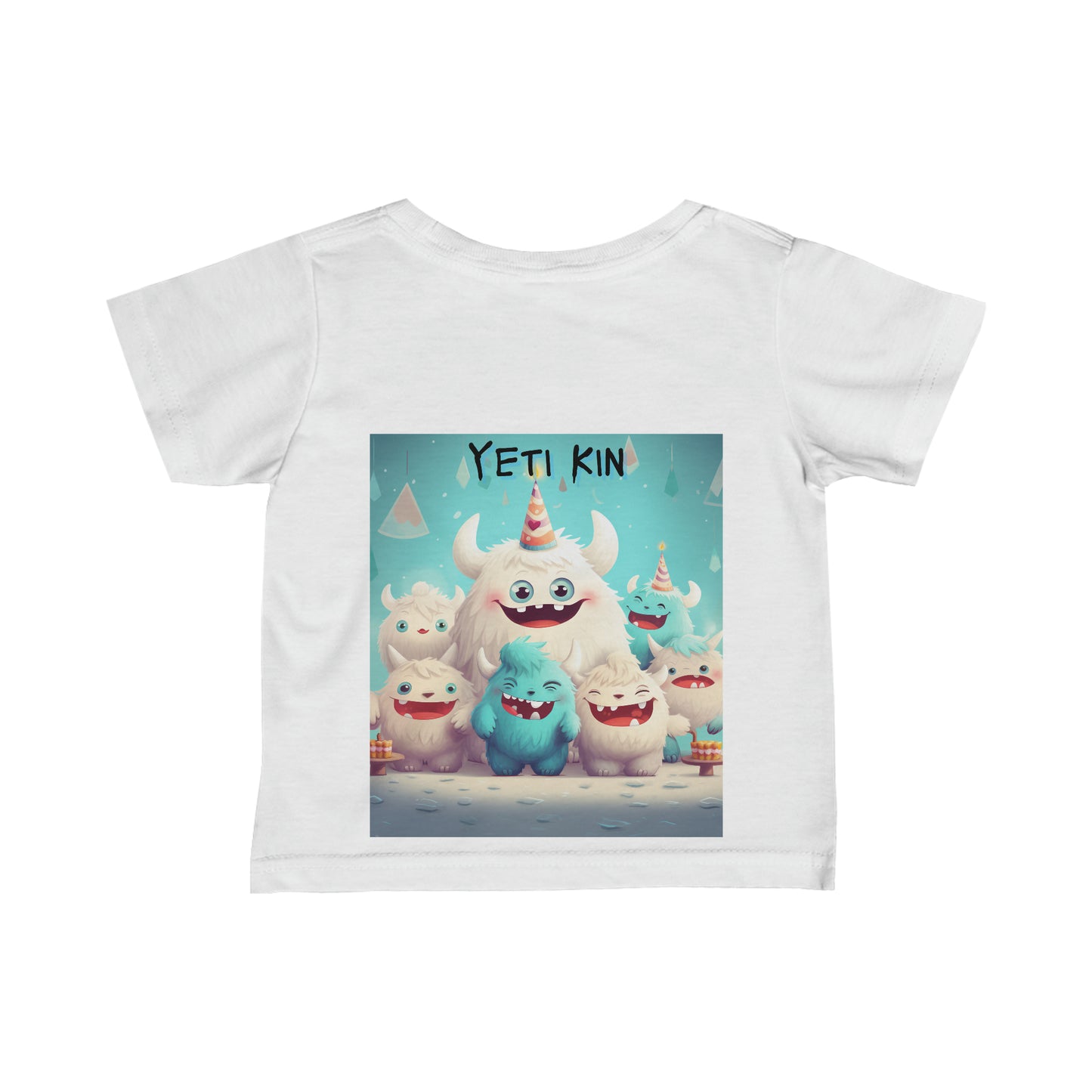 Infant Fine Jersey Tee Yeti Kin Rompus