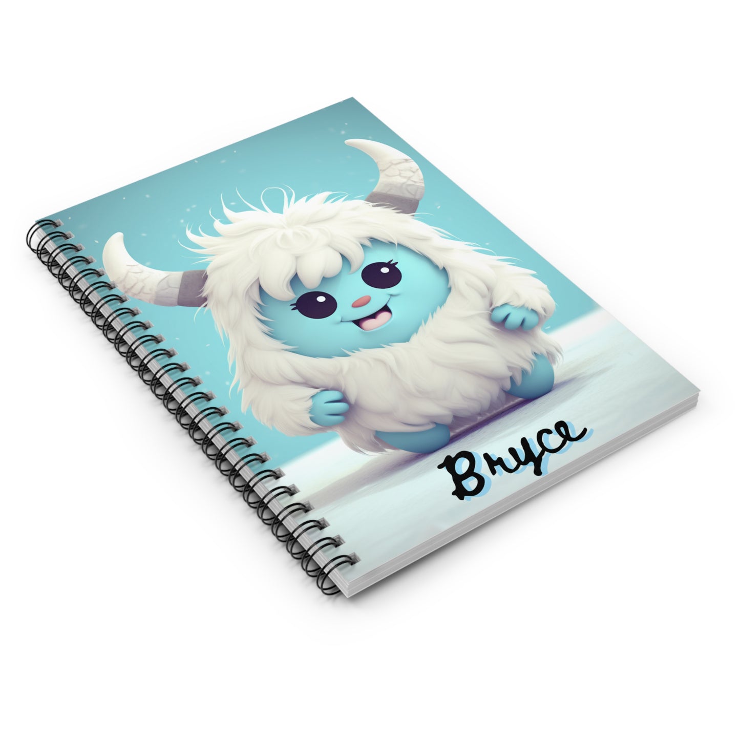 Spiral Notebook - Ruled Line Yeti Kin... Bryce