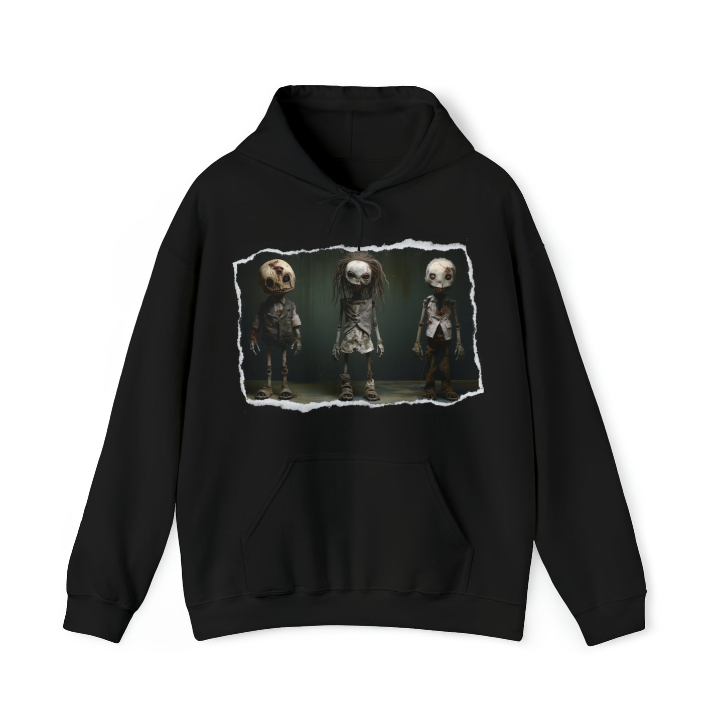 Mens and Womens Spooky Zombies Halloween Hoodie Sweatshirt