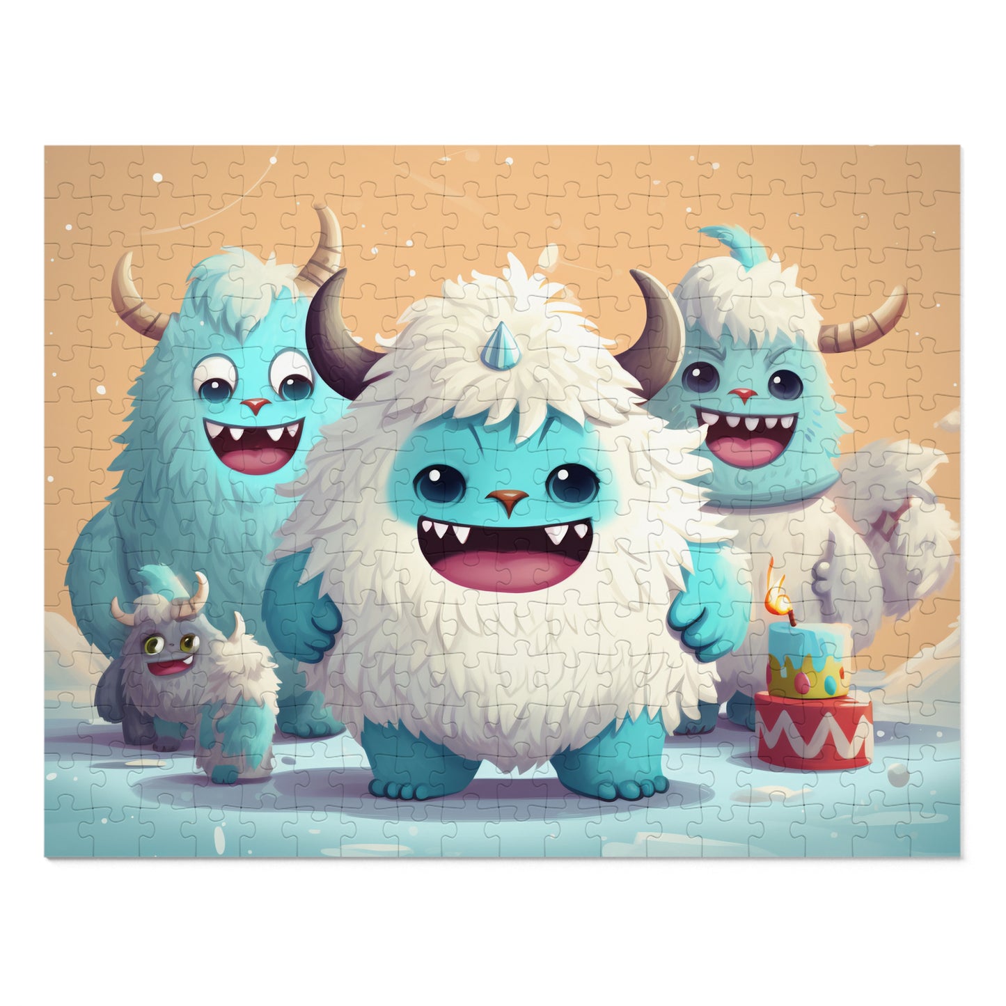 Jigsaw Puzzle (30, 110, 252, 500,1000-Piece) Yeti Kin Party 5