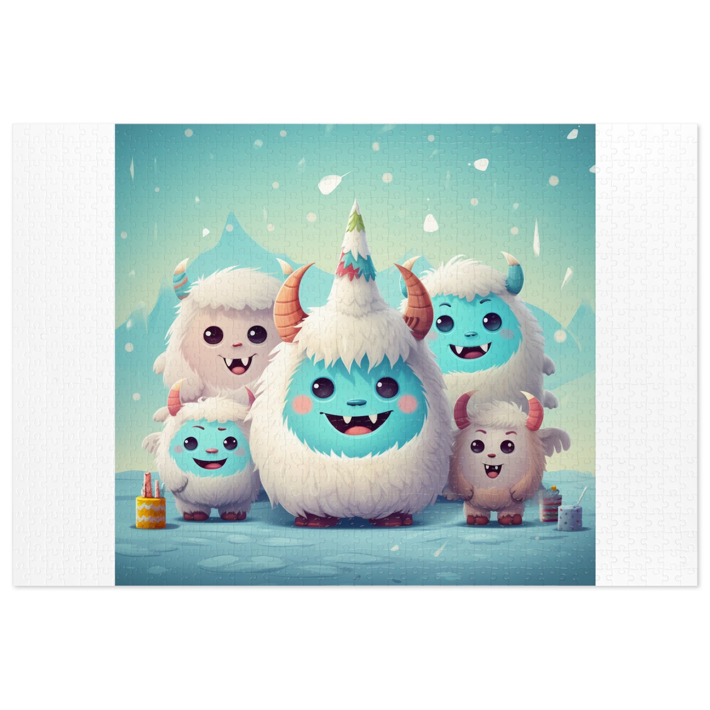 Jigsaw Puzzle (30, 110, 252, 500,1000-Piece) Yeti Kin Party 8