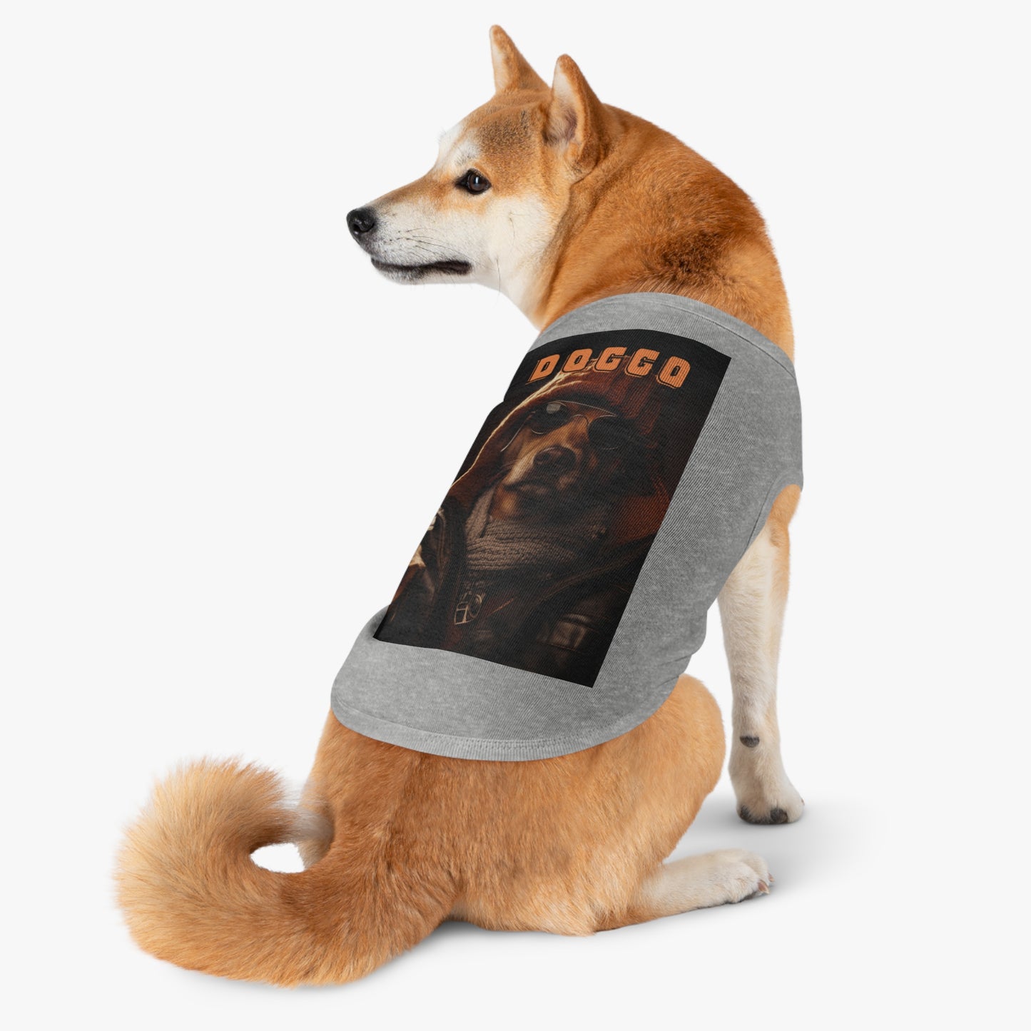 Camiseta sin mangas para mascotas Doggo