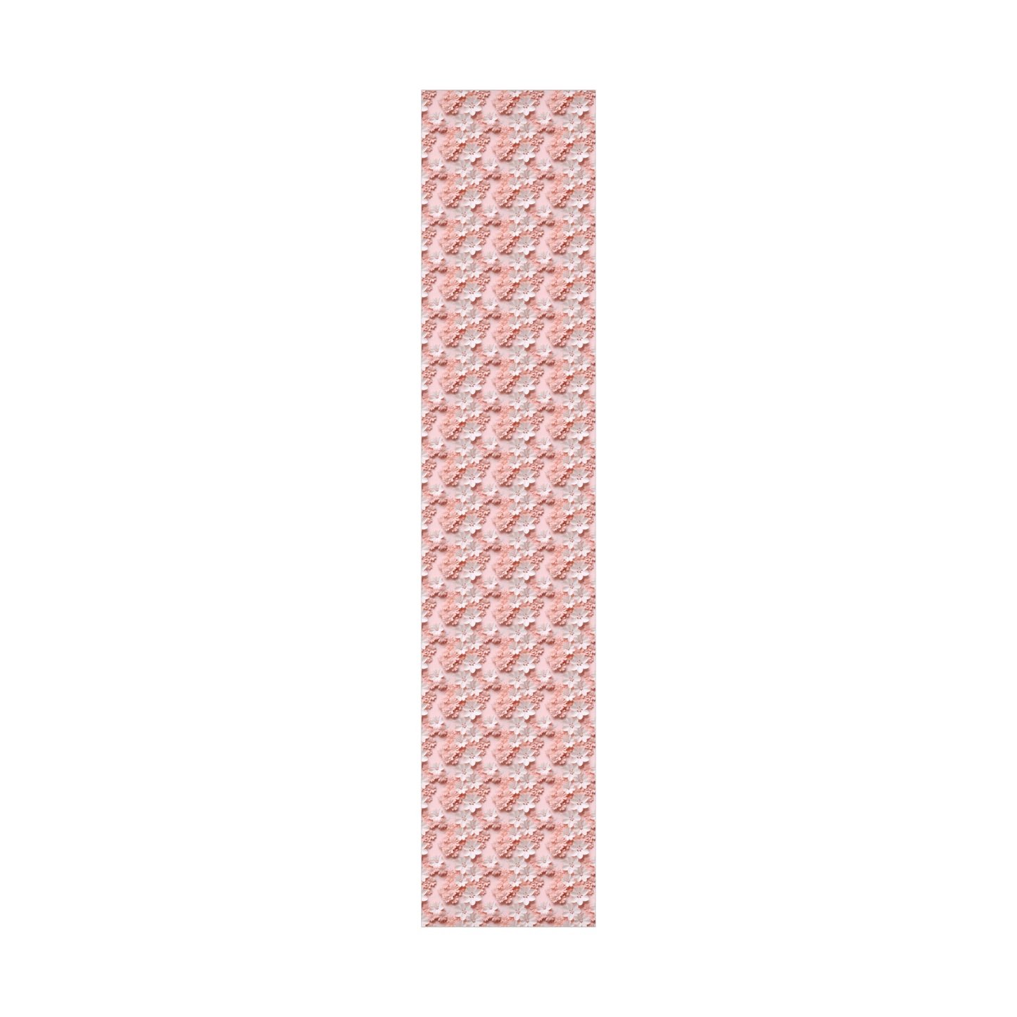 Gift Wrap Papers White and Pink Flowers