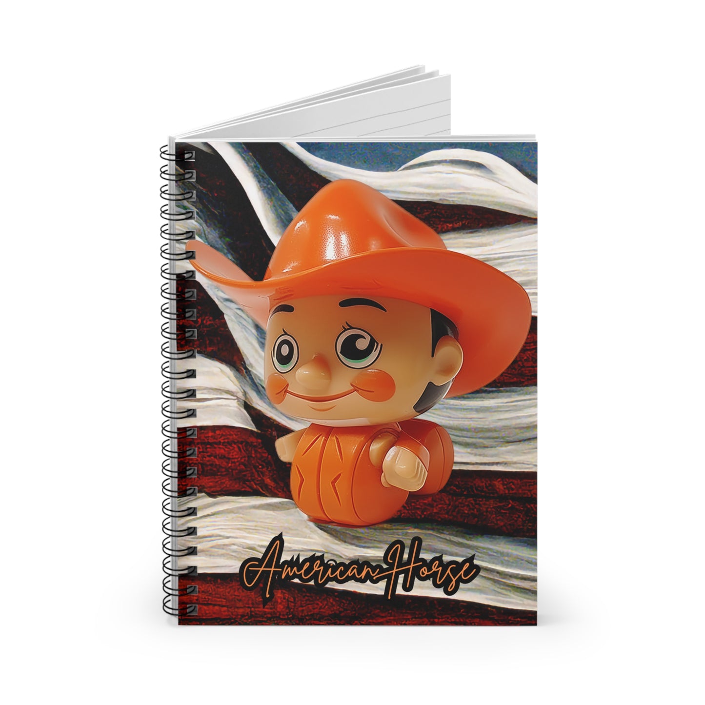 Cuaderno de espiral American Horse II - Línea reglada