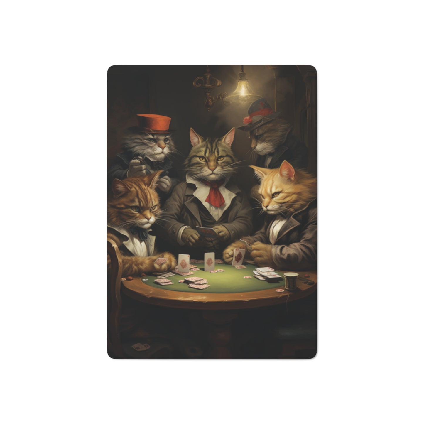 Poker Cards - Cats Playing Poker