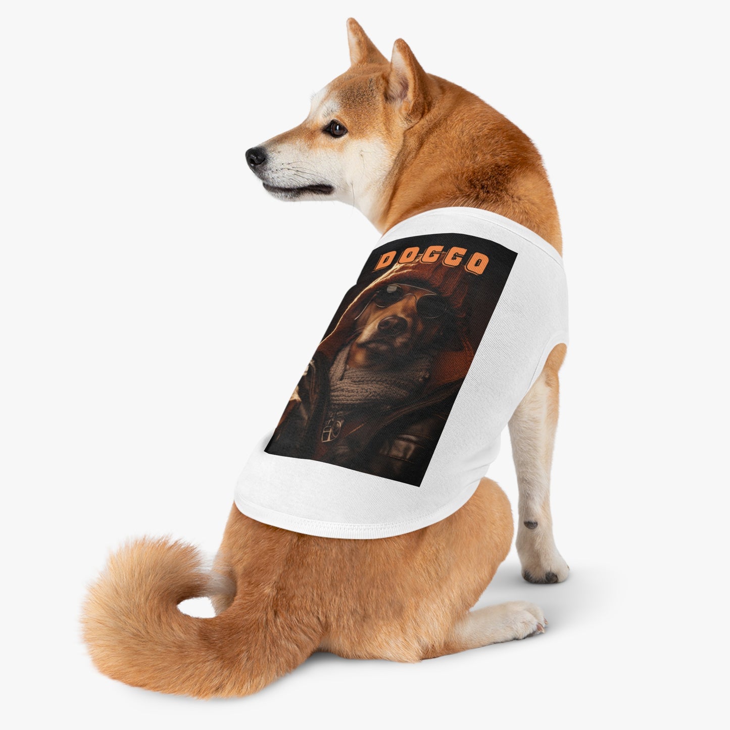 Camiseta sin mangas para mascotas Doggo