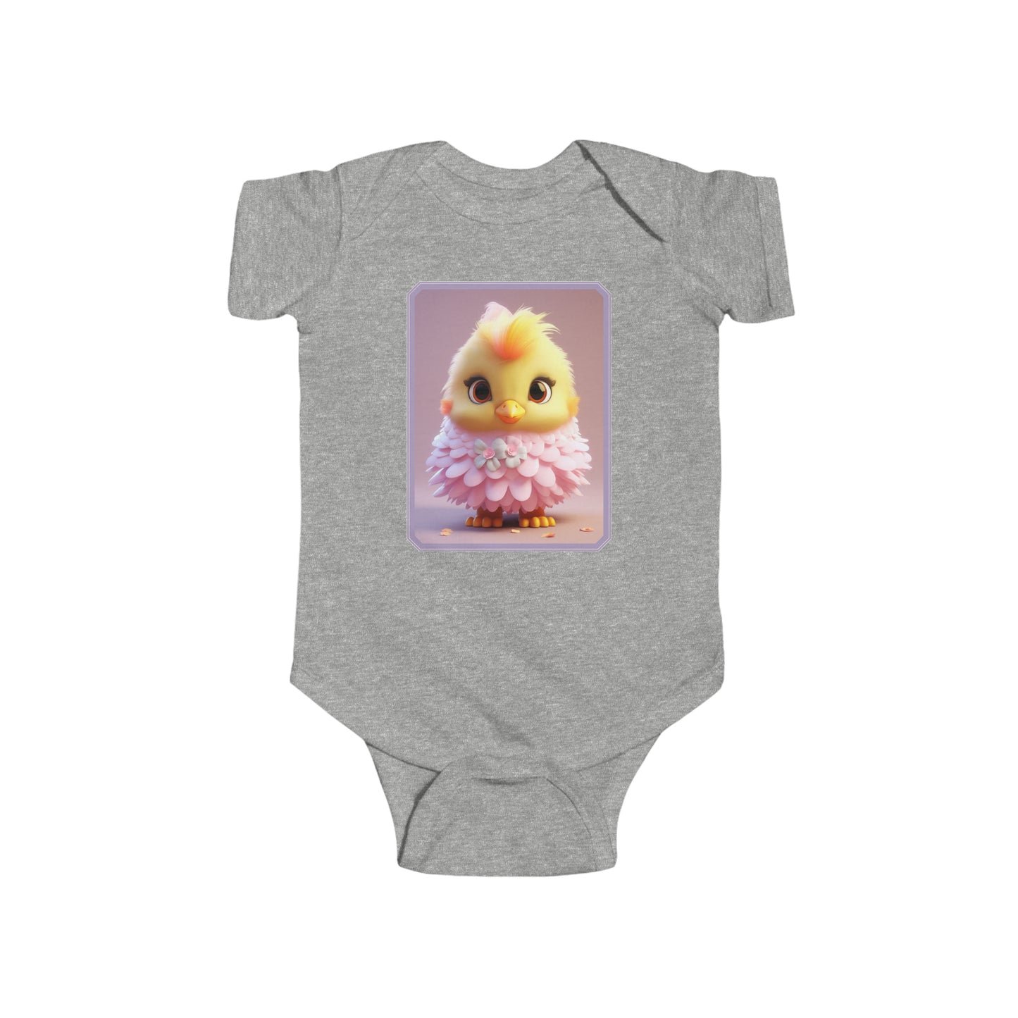 Infant Fine Jersey Bodysuit Chicken 3