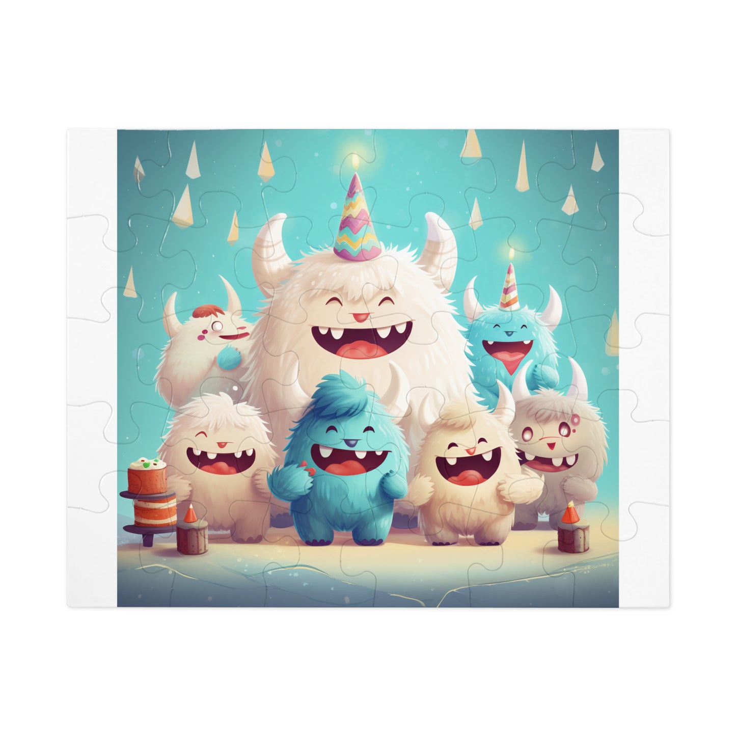 Jigsaw Puzzle (30, 110, 252, 500,1000-Piece) Yeti Kin Party 9