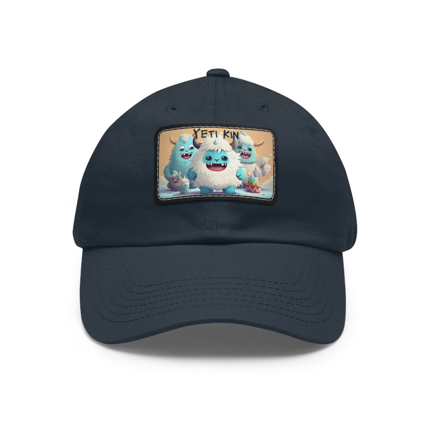 Gorro de Papá con Parche de Cuero (Rectángulo) Yeti Kin 5