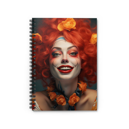 Spiral Notebook - Ruled Line Clowning Around