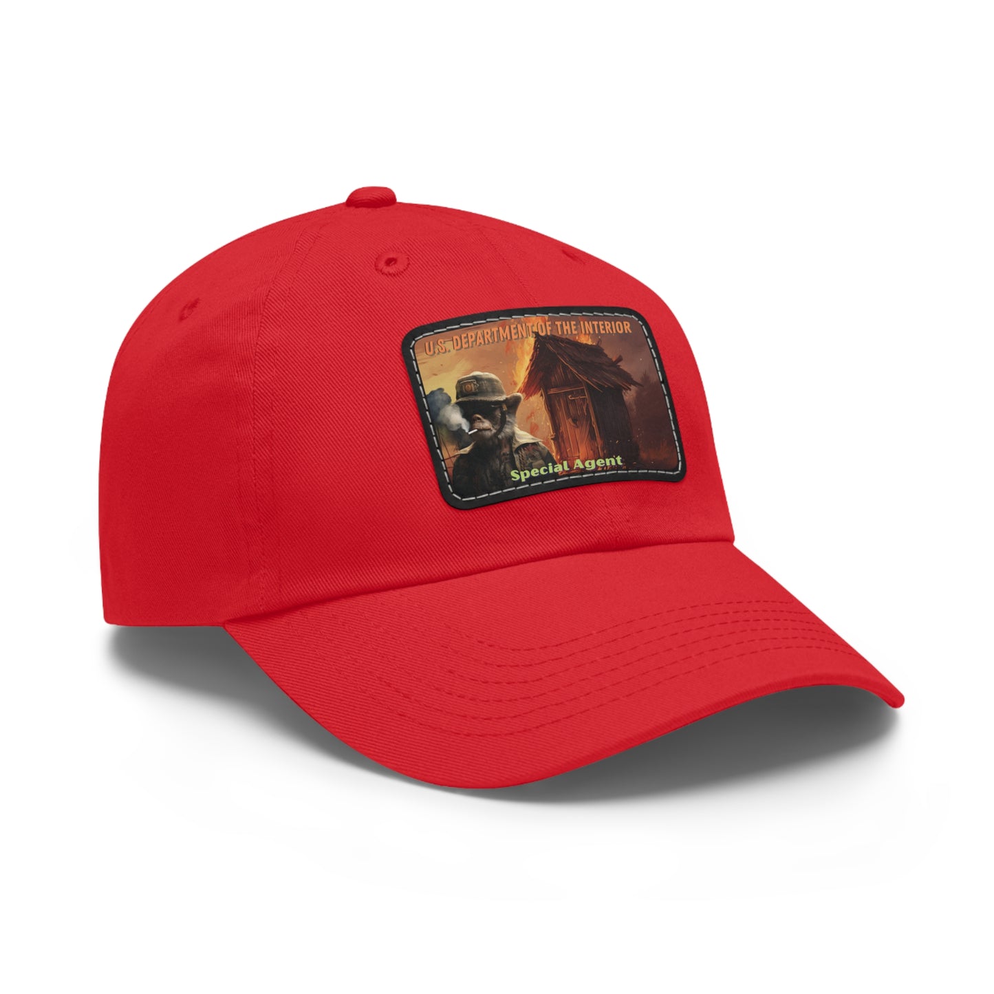 Dad Hat with Leather Patch (Rectangle) Department of the Interior Special Agent