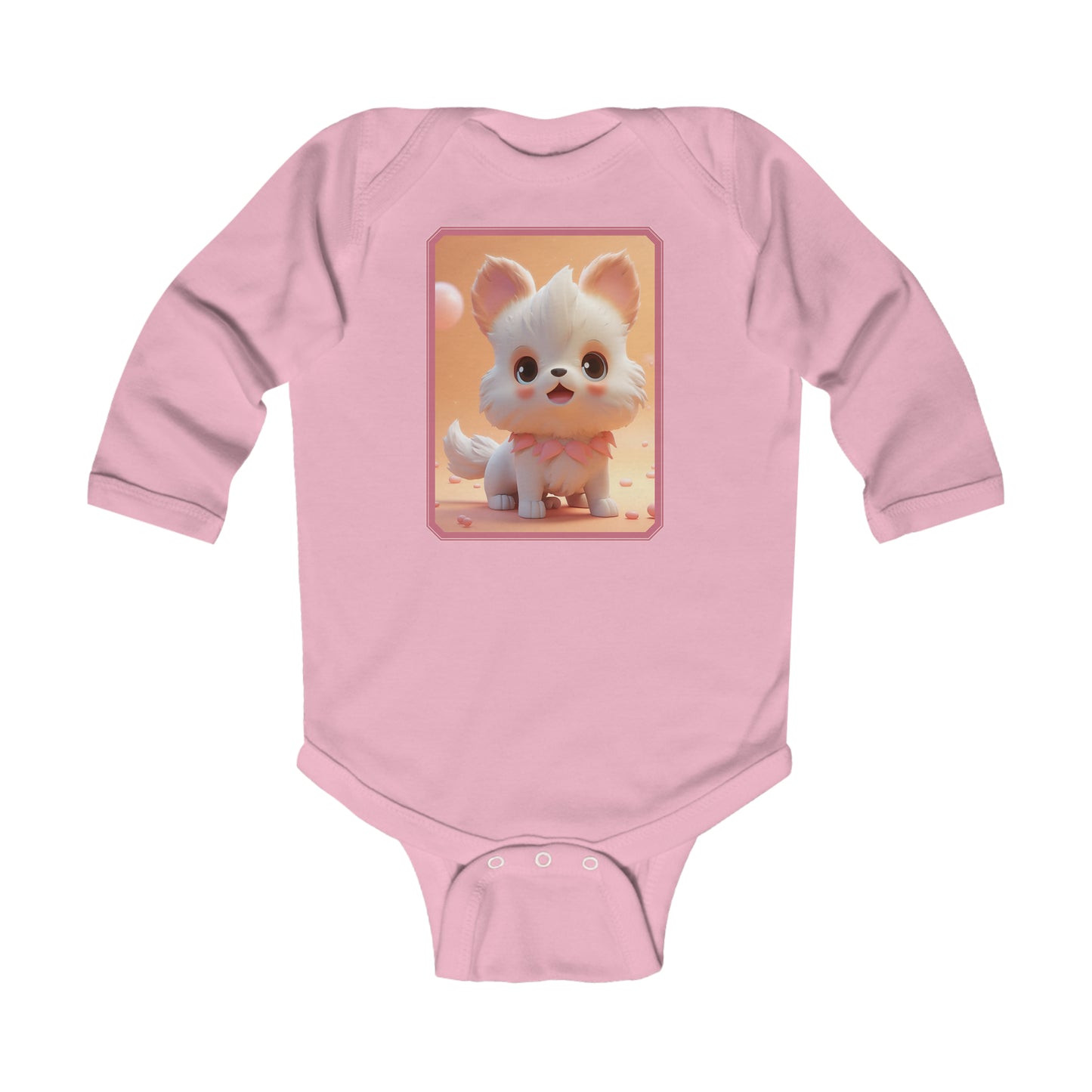 Infant Long Sleeve Bodysuit Dog 2