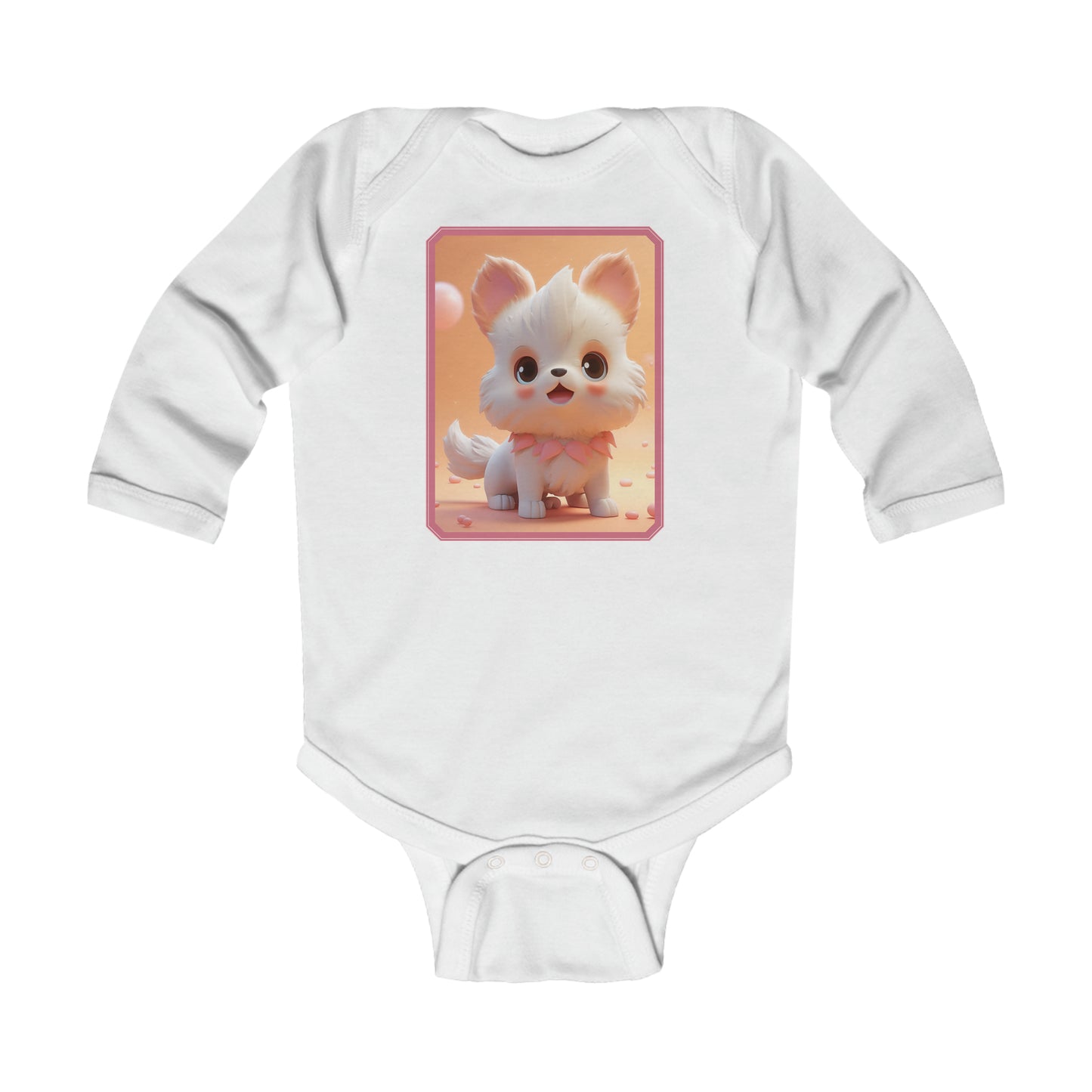 Infant Long Sleeve Bodysuit Dog 2