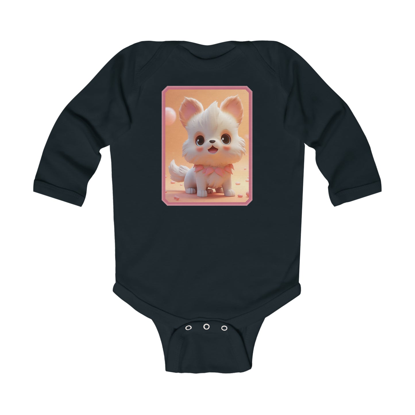 Infant Long Sleeve Bodysuit Dog 2