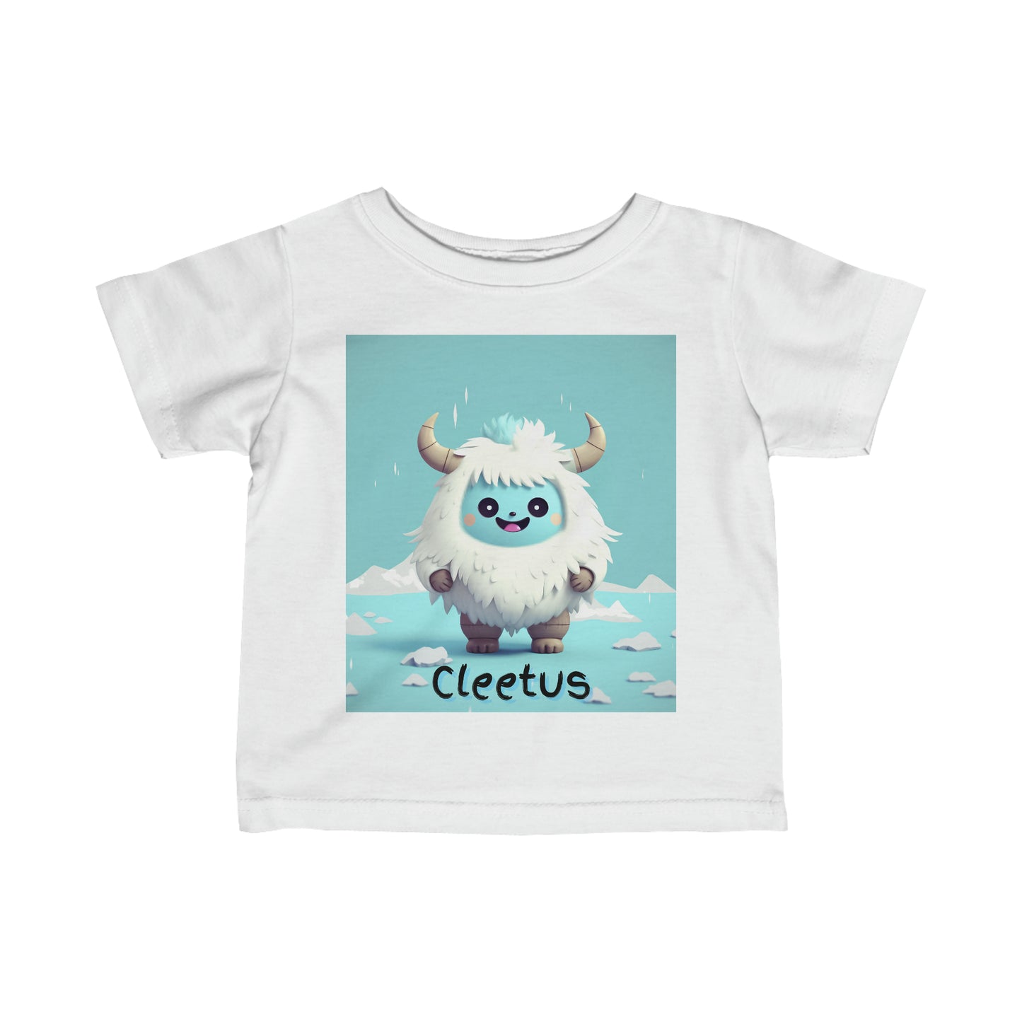 Infant Fine Jersey Tee Yeti Kin Cleetus