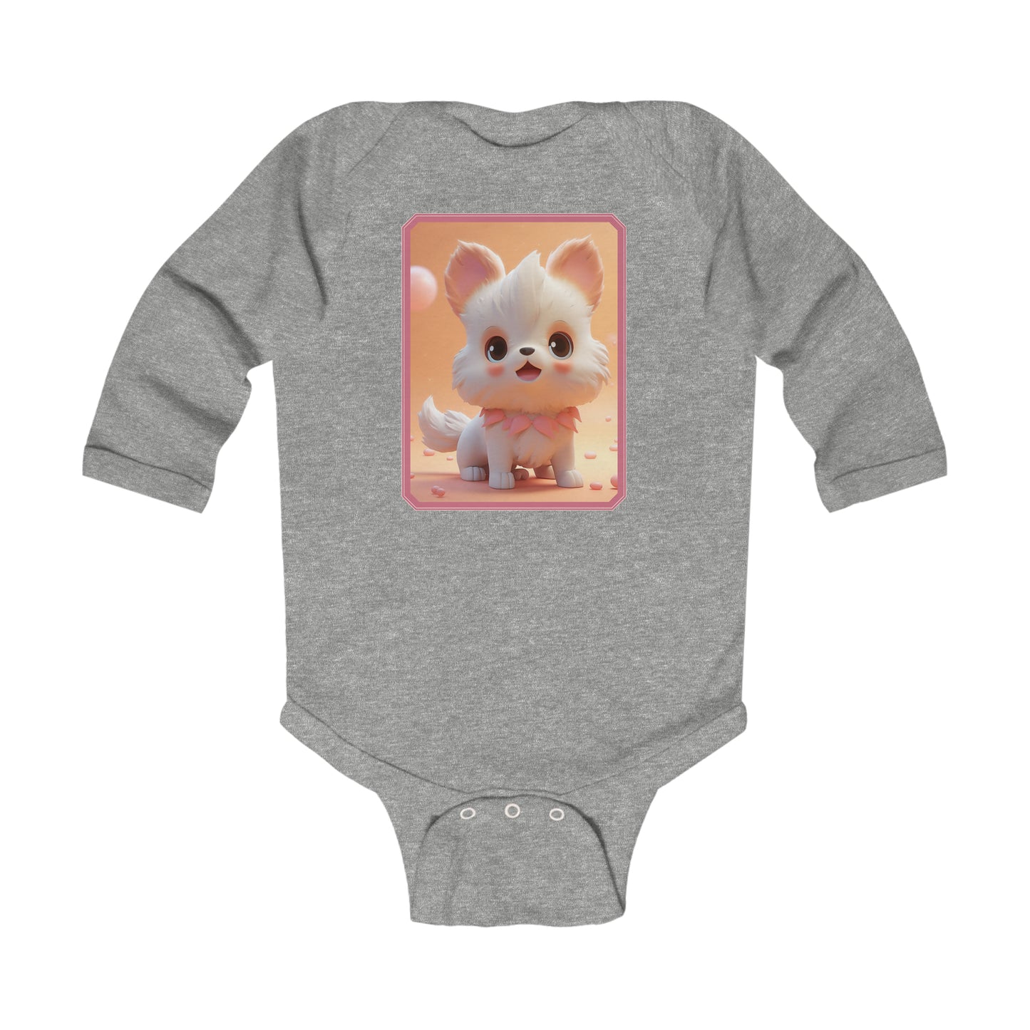 Infant Long Sleeve Bodysuit Dog 2