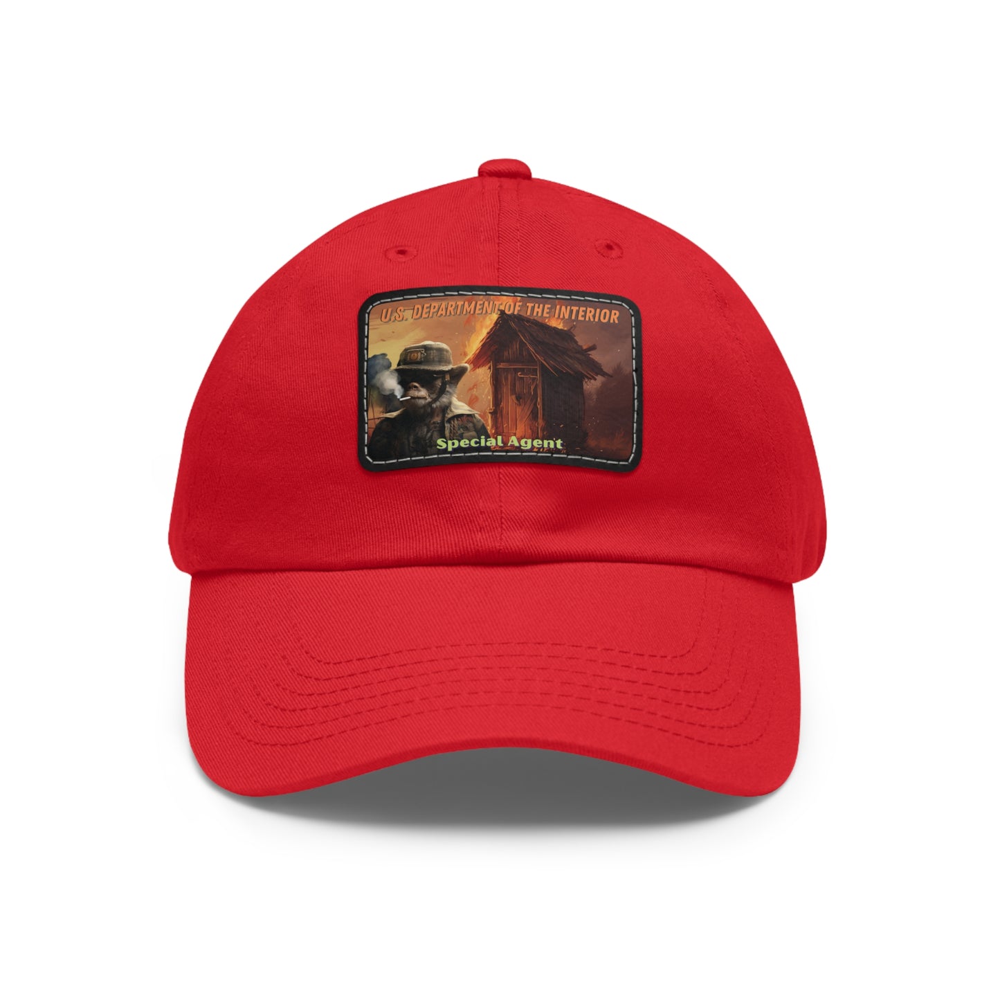 Dad Hat with Leather Patch (Rectangle) Department of the Interior Special Agent