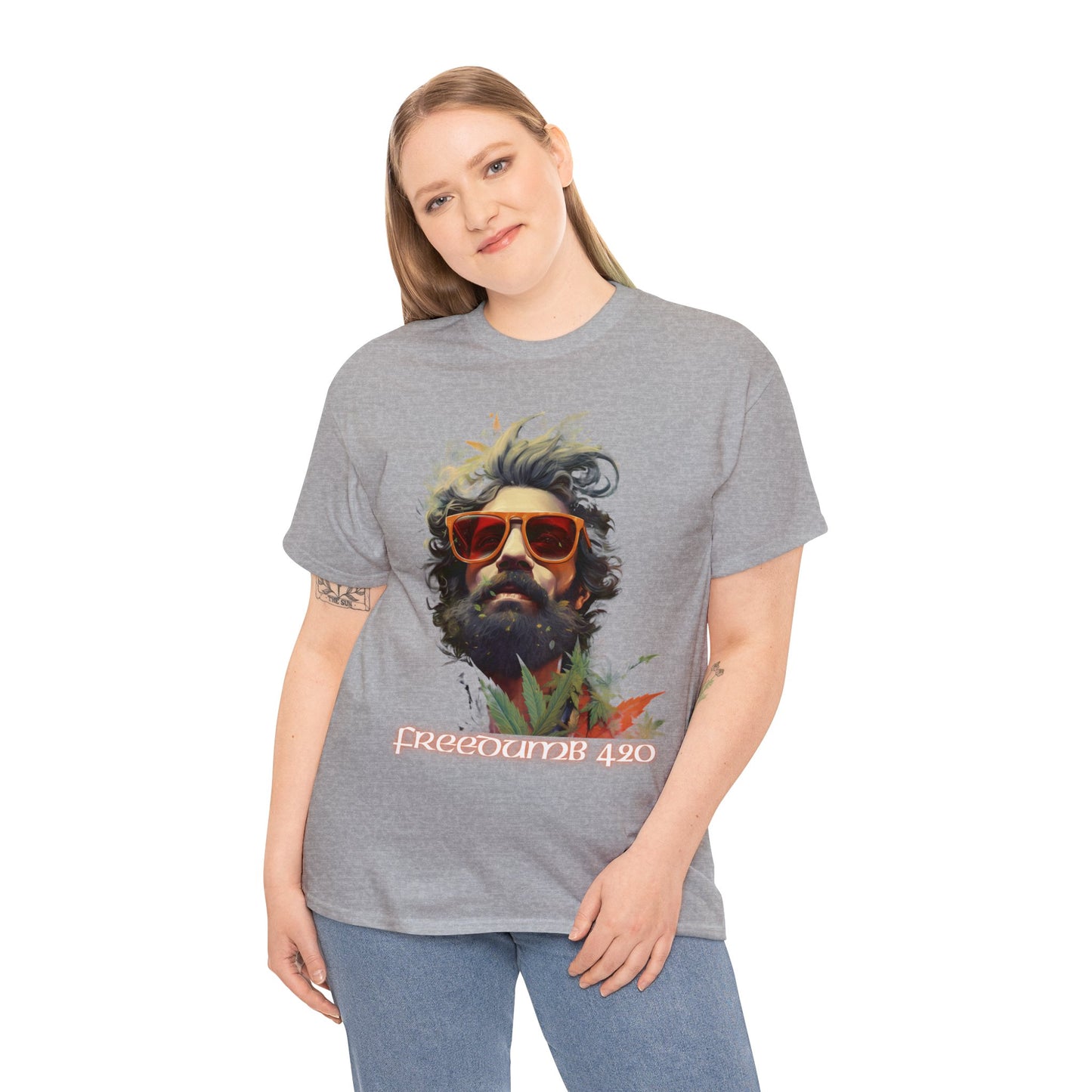 Camiseta unisex de algodón pesado Freedumb 420