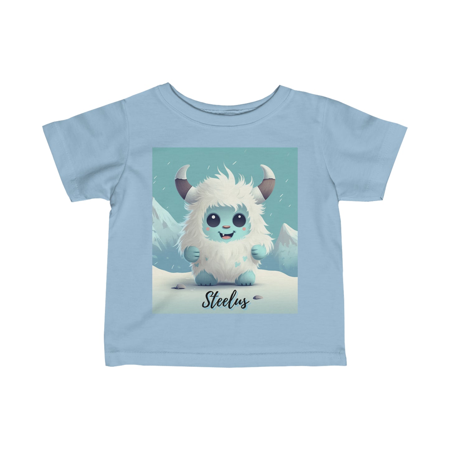 Infant Fine Jersey Tee Yeti Kin Steelus