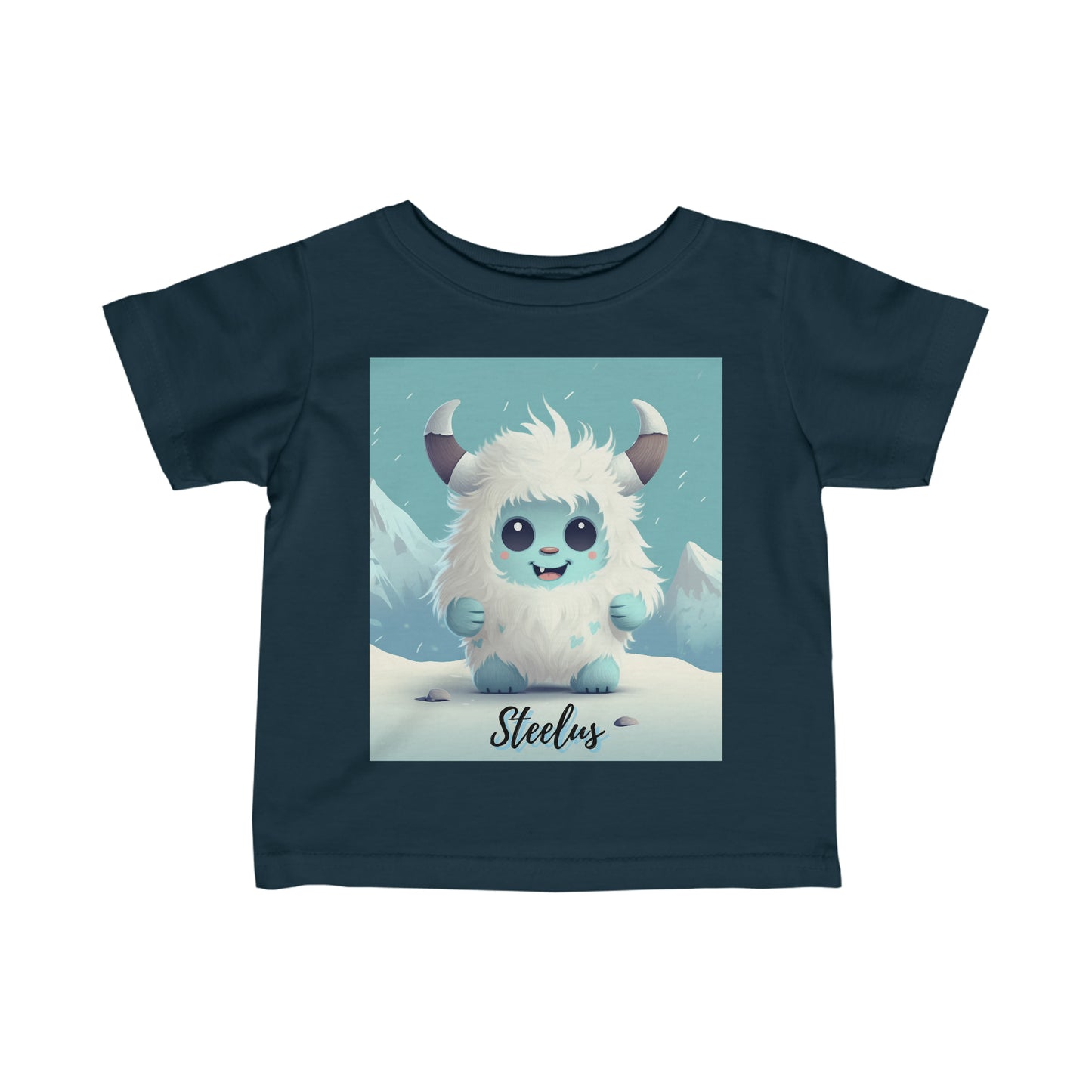 Infant Fine Jersey Tee Yeti Kin Steelus