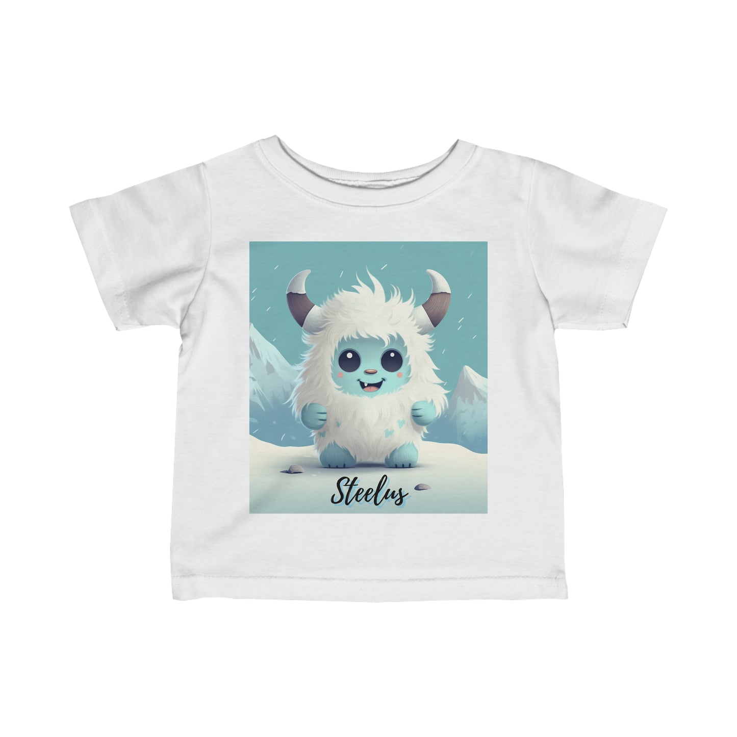 Infant Fine Jersey Tee Yeti Kin Steelus