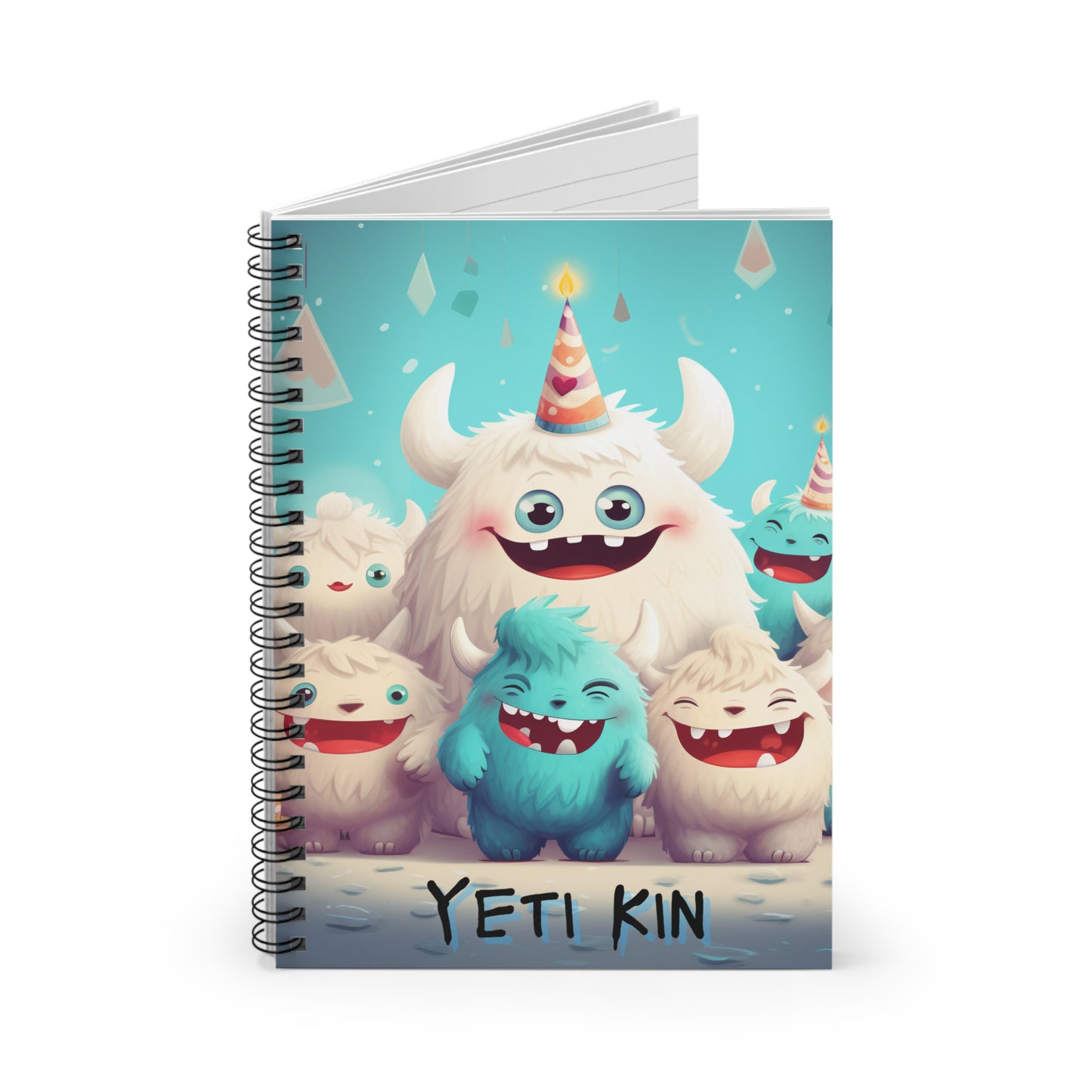 Cuaderno Espiral - Línea Rayada Yeti Kin... Party 6