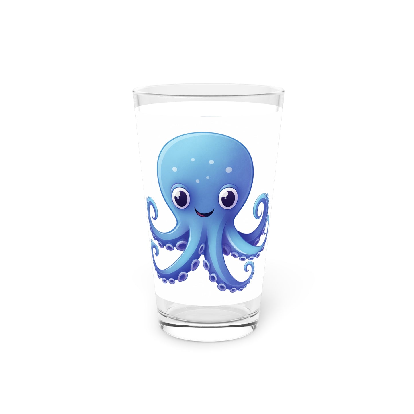 Pint Glass, 16oz Octopi