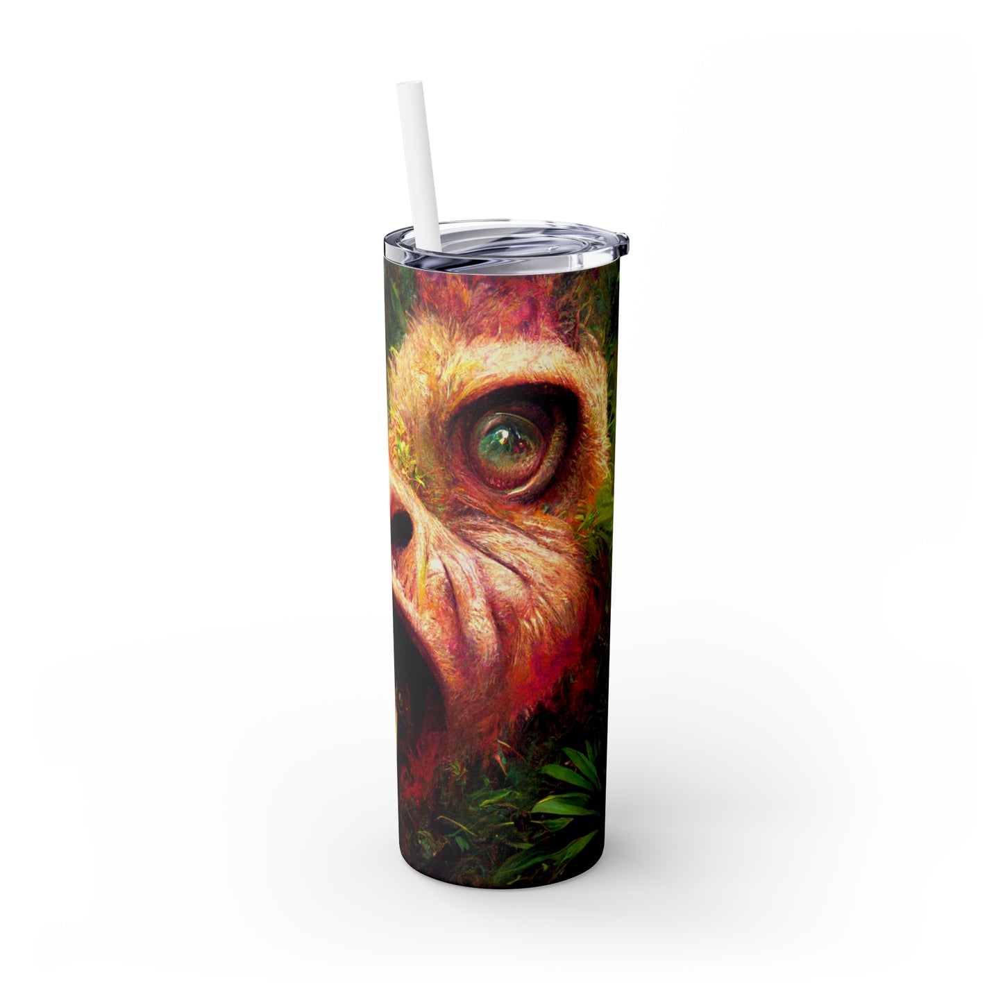 Skinny Tumbler with Straw, 20oz Woo