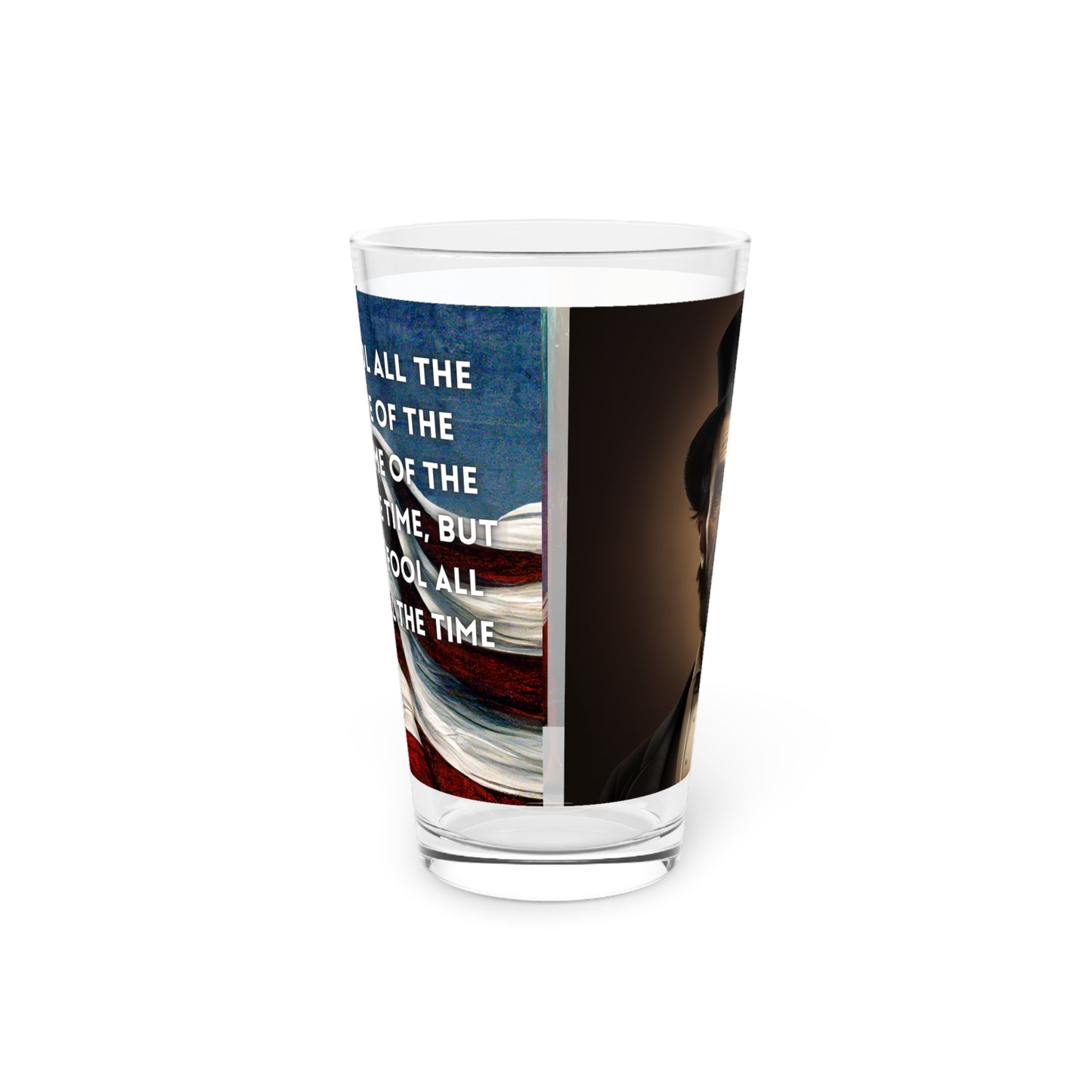 Vaso de pinta, 16 oz Babes Lincoln