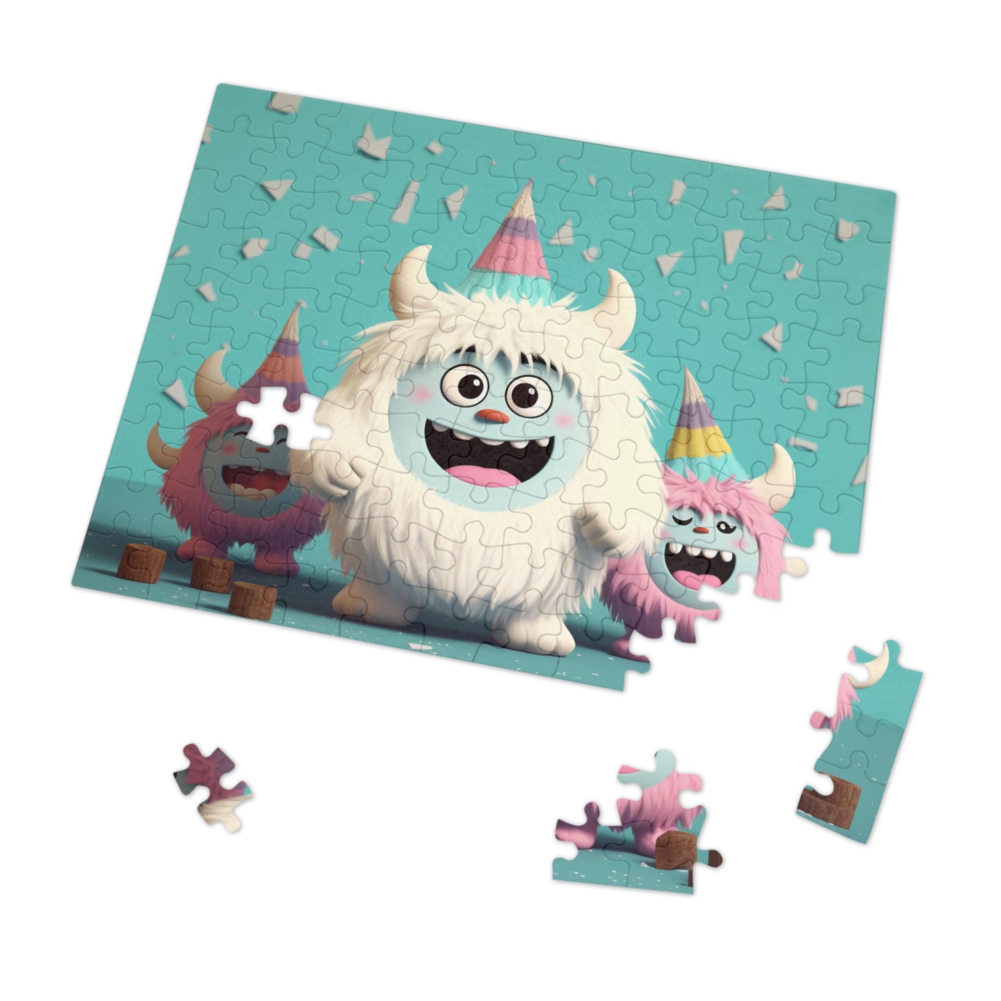 Jigsaw Puzzle (30, 110, 252, 500,1000-Piece) Yeti Kin Party 2