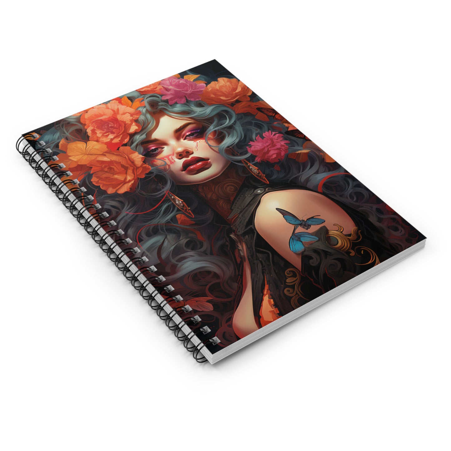 Spiral Notebook - Ruled Line Savage Beauty