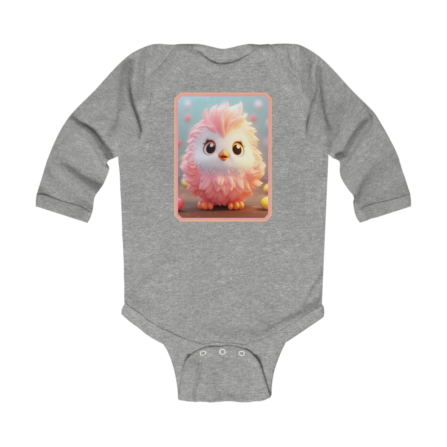 Infant Long Sleeve Bodysuit Chicken 2