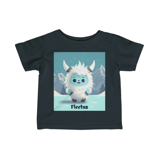 Infant Fine Jersey Tee Yeti Kin Fleetus