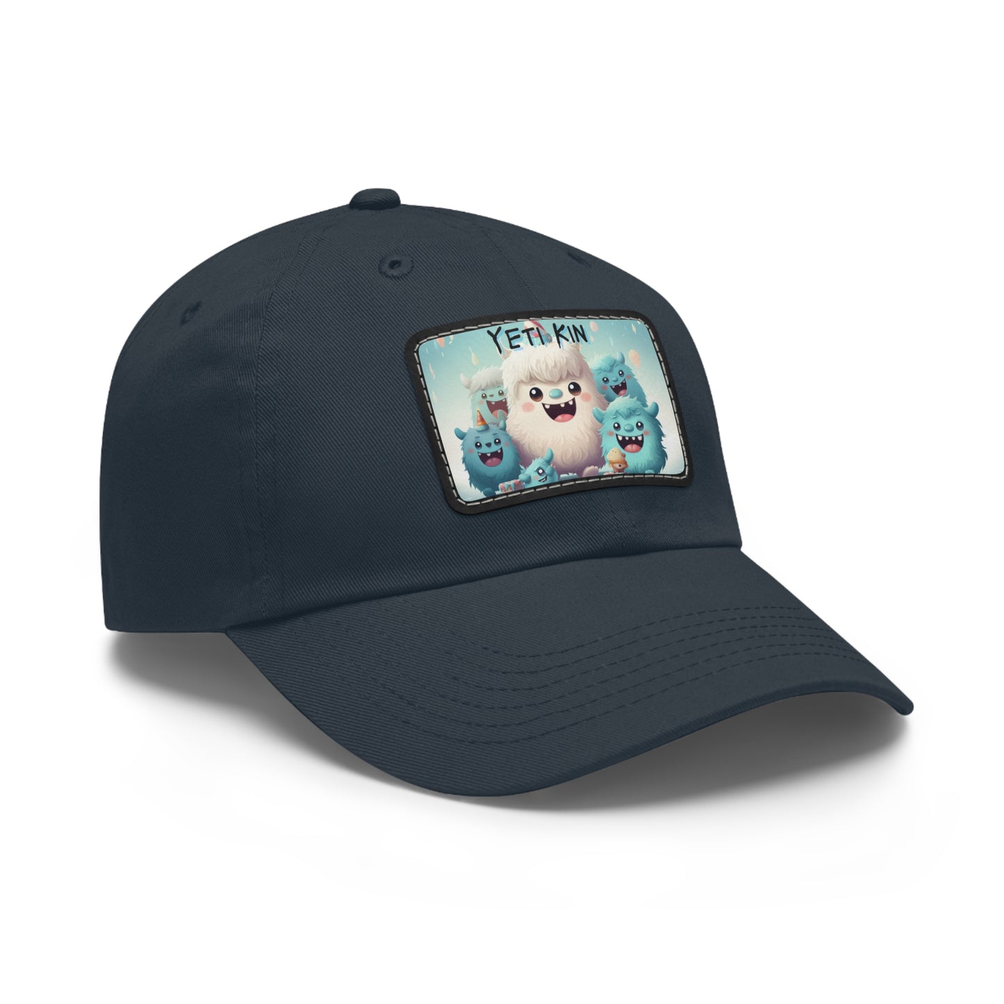 Dad Hat with Leather Patch (Rectangle) Yeti Kin 7