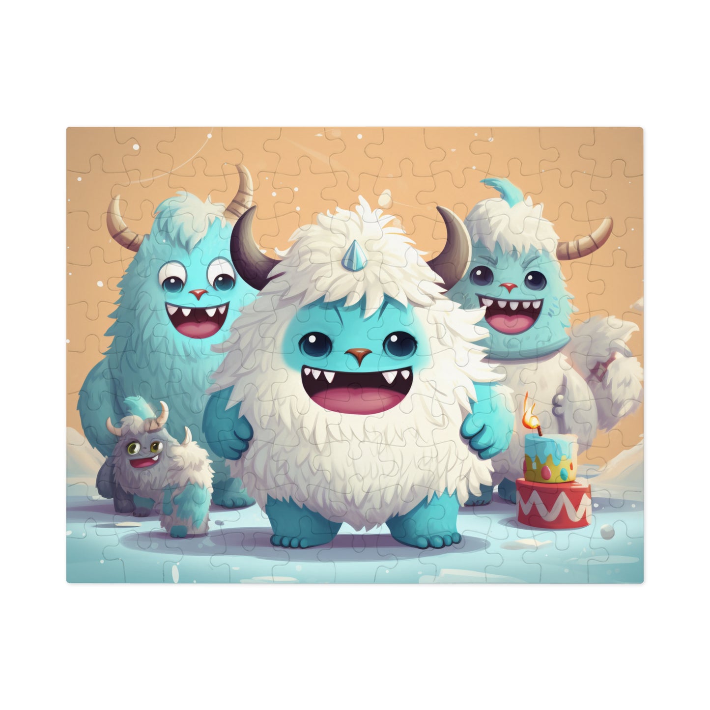 Jigsaw Puzzle (30, 110, 252, 500,1000-Piece) Yeti Kin Party 5